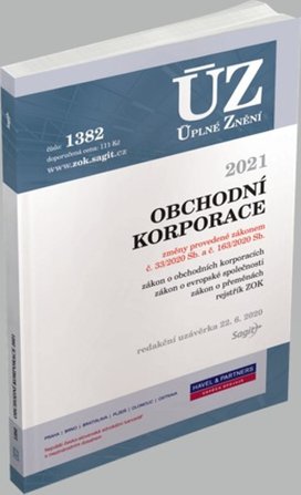ÚZ 1382 Zákon o obchodních korporacích 2021