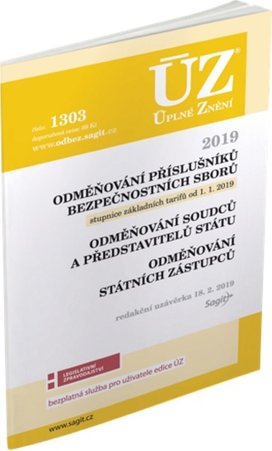 ÚZ 1303 Odměňování příslušníků bezpečnostních sborů, soudců