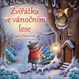 Zvířátka ve vánočním lese