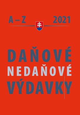 Daňové a nedaňové výdavky 2021