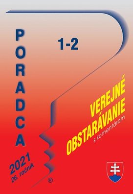 Poradca č. 1-2/2021 - Zákon o verejnom obstarávaní s komentárom