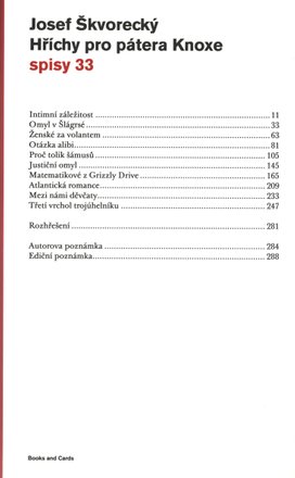 Hříchy pro pátera Knoxe  (spisy - svazek 33)