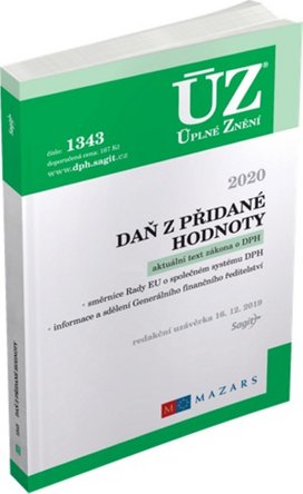ÚZ 1343 Daň z přidané hodnoty 2020