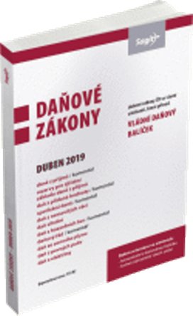 Daňové zákony - duben 2019