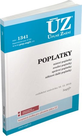 ÚZ 1341 Poplatky - správní, soudní, místní, ostatní