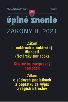 Aktualizácia II/2 2021