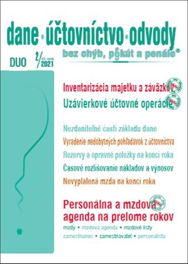 DUO 2/2021 – Koniec roka v účtovníctve e v mzdovej oblasti