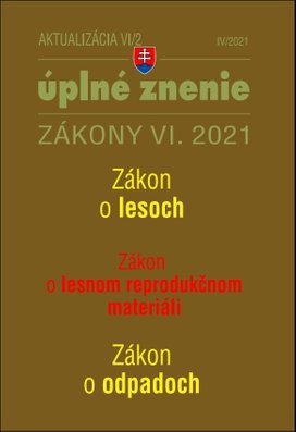 Aktualizácia VI/2 2021 Životné prostredie, odpadové a vodné hospodárstvo