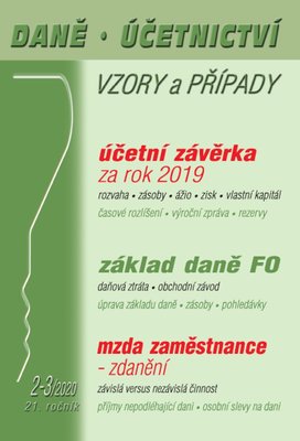 Daně Účetnictví Vzory a případy 2-3/2020