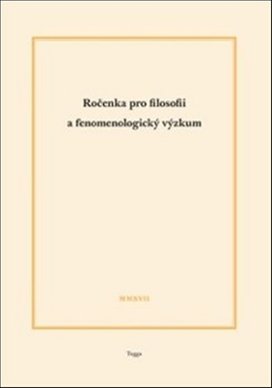 Ročenka pro filosofii a fenomenologický výzkum 2017
