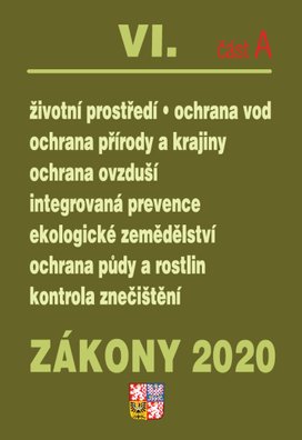 Zákony 2020 VI. část A Životní prostředí