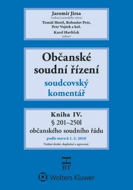 Občanské soudní řízení Kniha IV.