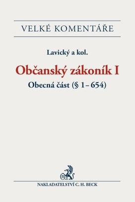 Občanský zákoník I. Obecná část Komentář