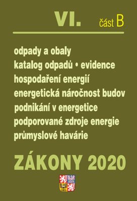 Zákony 2020 VI. část B Odpady, Obaly