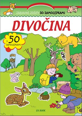 Zábavné zošity so samolepkami Divočina