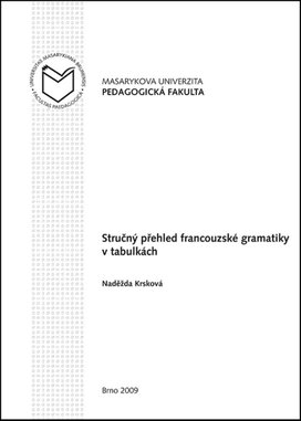 Stručný přehled francouzské gramatiky v tabulkách