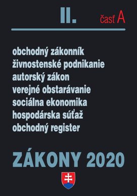 Zákony 2020 II. časť A