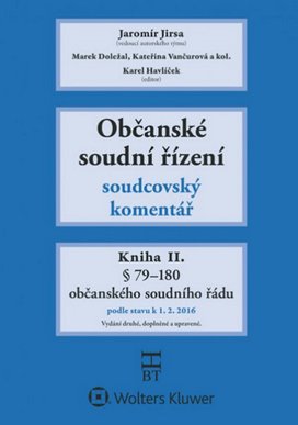 Občanské soudní řízení Kniha II.