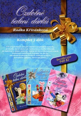 Ozdobné balení dárků komplet 3 dílů