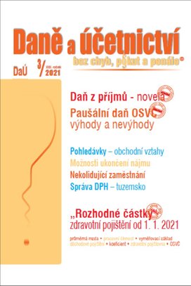 Daně a účetnictví bez chyb, pokut a penále 3/2021