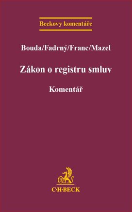 Zákon o registru smluv Komentář