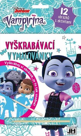 Vyškrabávací vymalovánky Vampirina