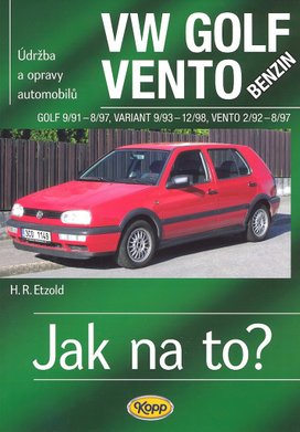 VW Golf benzin 9/91 - 8/97, Variant 9/93 - 12/98, Vento 2/92 - 8/97