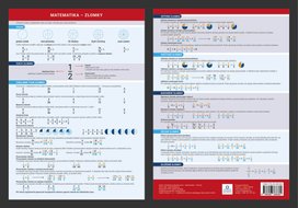 Přehledová tabulka učiva Matematika - zlomky