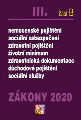 Zákony 2020 III. část B Odvody