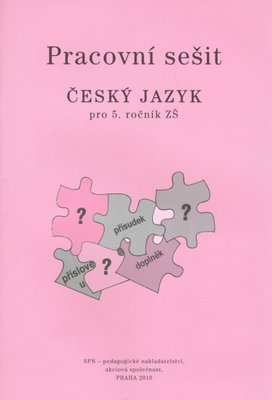 Pracovní sešit Český jazyk pro 5.ročník ZŠ