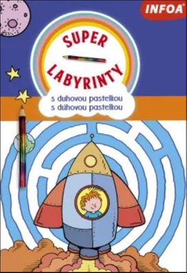 Super Labyrinty s duhovou pastelkou/s dúhovou pastelkou