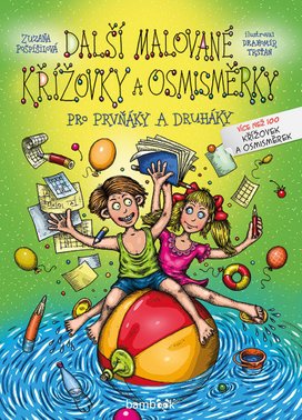 Další malované křížovky a osmisměrky pro prvňáky a druháky
