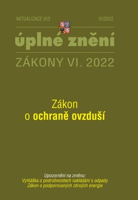 Aktualizace VI/2 – Zákon o ochraně ovzduší