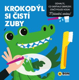 Krokodýl si čistí zuby