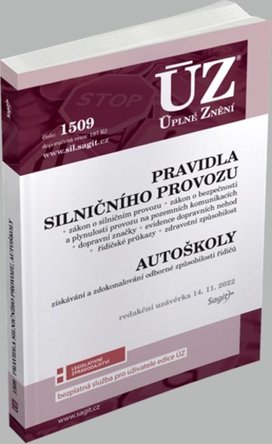 ÚZ 1509 Pravidla silničního provozu