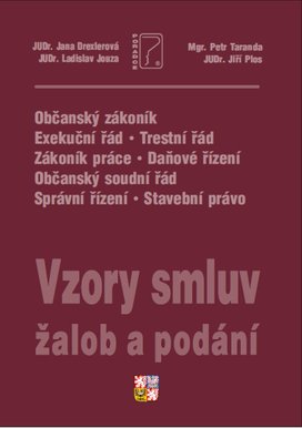 Vzory smluv, žalob a podání 2022 + editovatelné CD