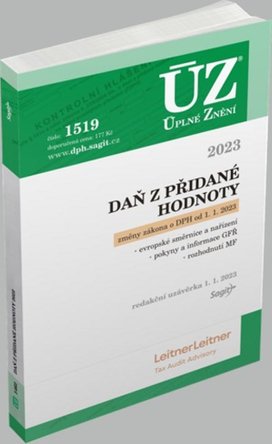 ÚZ 1519 Daň z přidané hodnoty