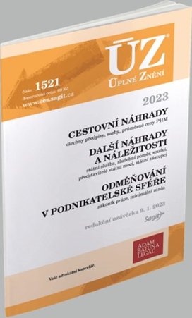 ÚZ 1521 Cestovní náhrady