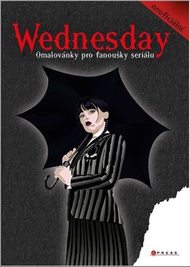 Wednesday omalovánky pro fanoušky seriálu