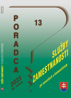 Poradca 13/2023 – Zákon o službách zamestnanosti s komentárom