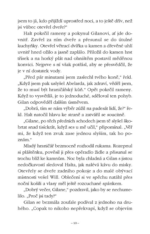 Hraničářův učeň - Hořící most