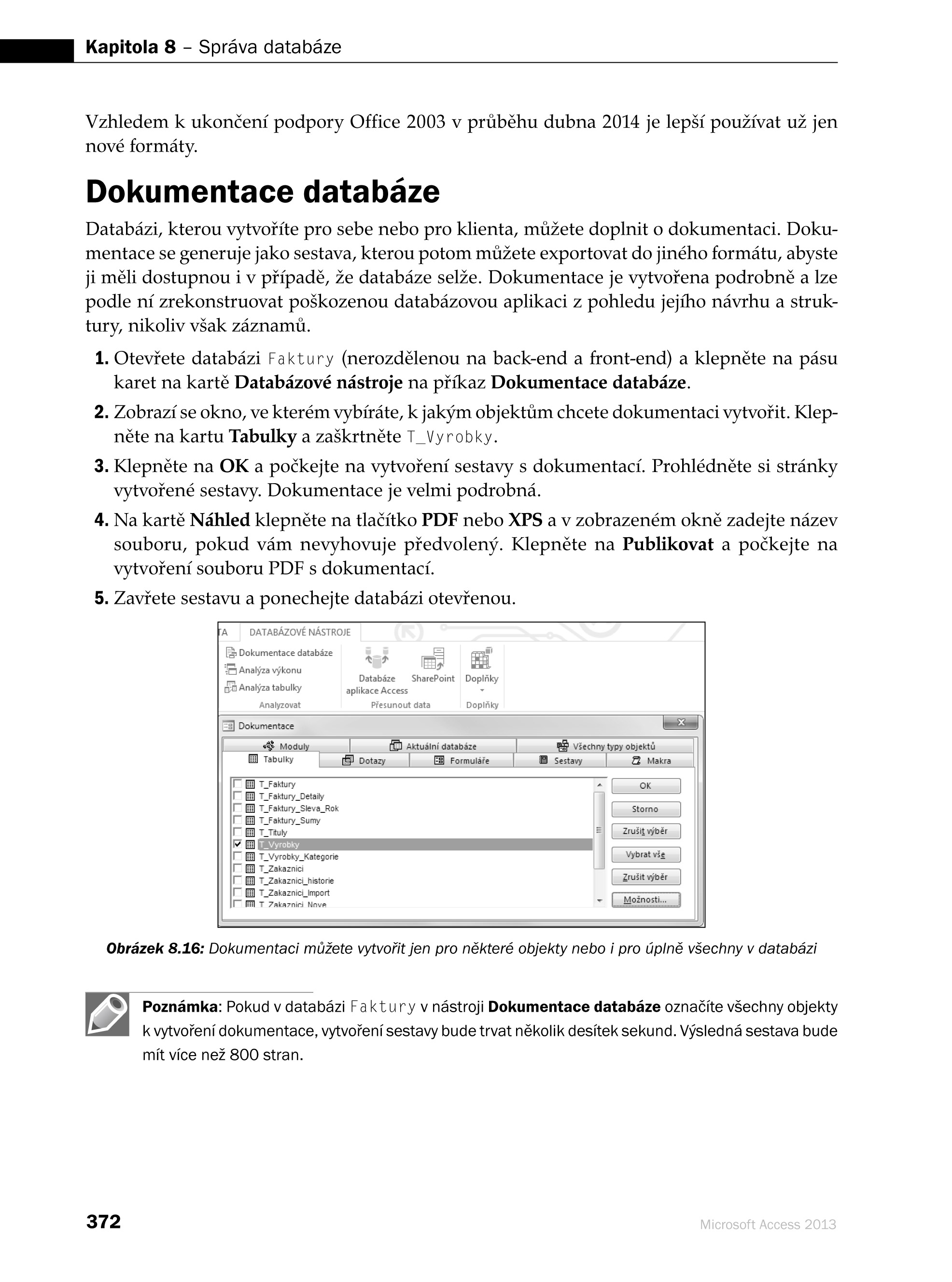 Microsoft Access 2013 Podrobná uživatelská příručka