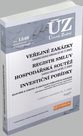 ÚZ 1546 Veřejné zakázky