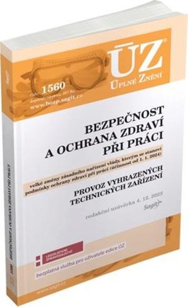 ÚZ 1560 Bezpečnost a ochrana zdraví