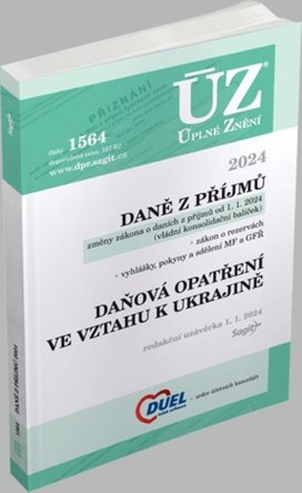 ÚZ 1564 Daně z příjmů 2024