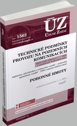 ÚZ 1562 Technické podmínky provozu na pozemních komunikacích, Pohonné hmoty