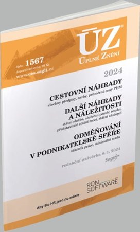 ÚZ 1567 Cestovní náhrady