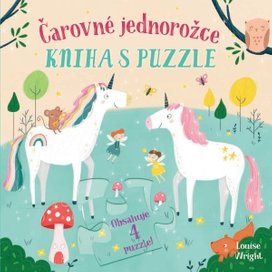 Čarovné jednorožce Kniha s puzzle