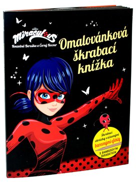 Kouzelná Beruška a Černý Kocour - Omalovánková škrabací knížka