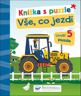 Knížka s puzzle Vše, co jezdí